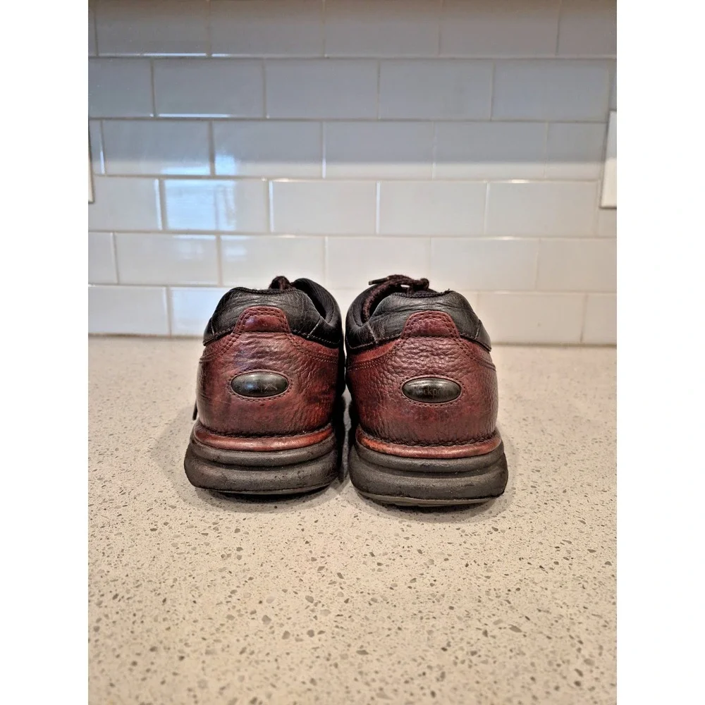 Rockport Brown Leather Comfort Shoes Sz 12 Lace up 501383 Walking Hiking Casual
